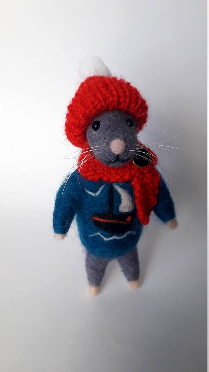 needle felted animal Needle felted mouse cute mouse mouse collectables