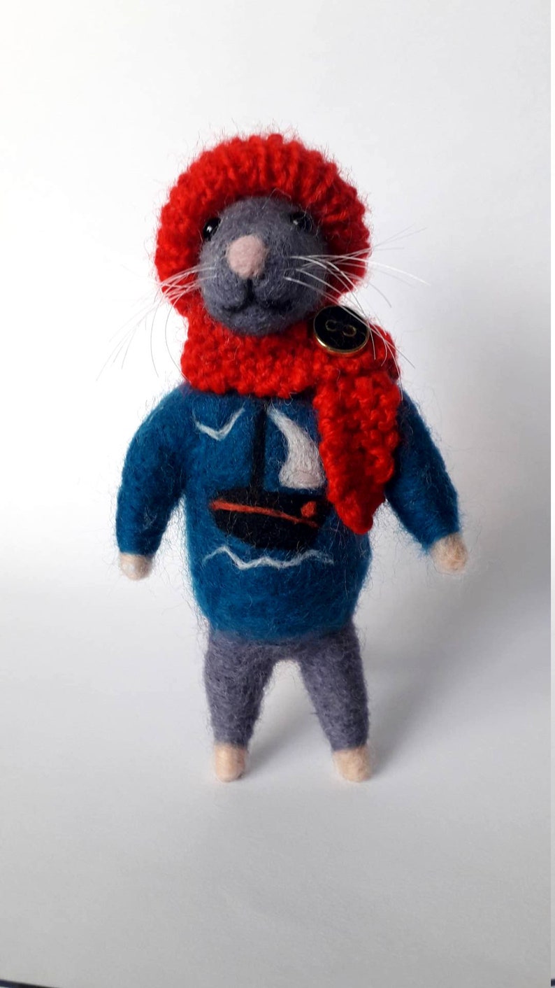 needle felted animal Needle felted mouse cute mouse mouse collectables