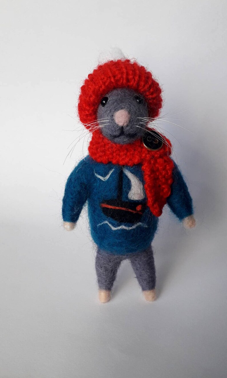 needle felted animal Needle felted mouse cute mouse mouse collectables