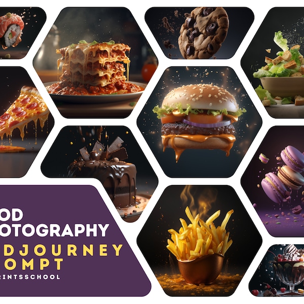 Ai Kunstwerk, Midjourney Prompt Food-Fotografie, Ai-Kunst, Midjourney AI-Kunst, Food-Werbe-Fotografie, digitale Kunst, digitaler Download