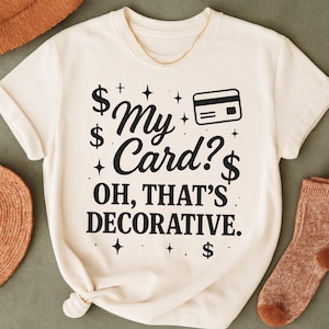 ¿Mi tarjeta? Ah, es un PNG decorativo / Cita divertida de chica sin blanca / PNG moderno, Sublimación femenina, Diseño de camiseta, Pegatina retro humorística PNG