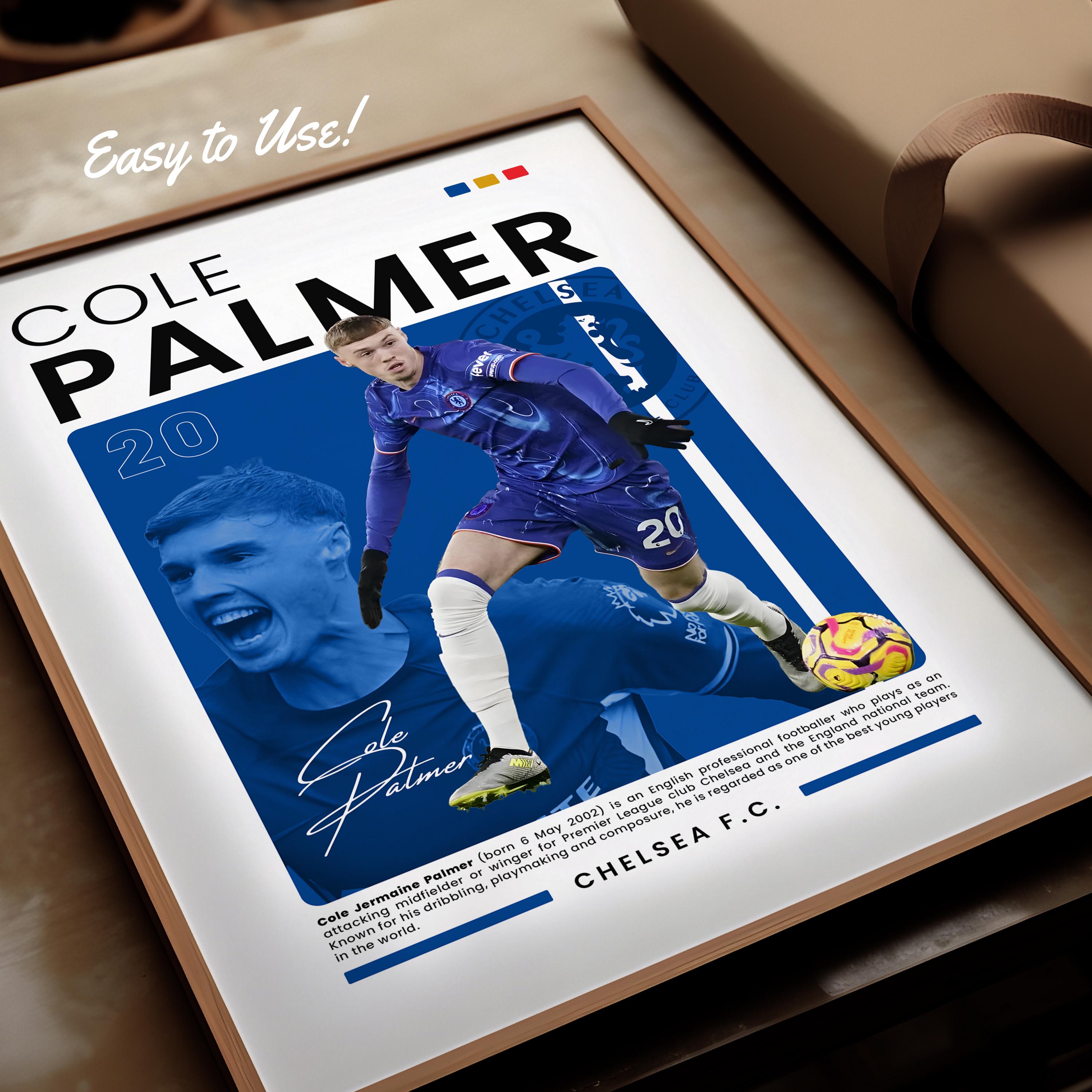 Cole Palmer Chelsea Poster: Football Wall Art (digital Download) - Etsy UK