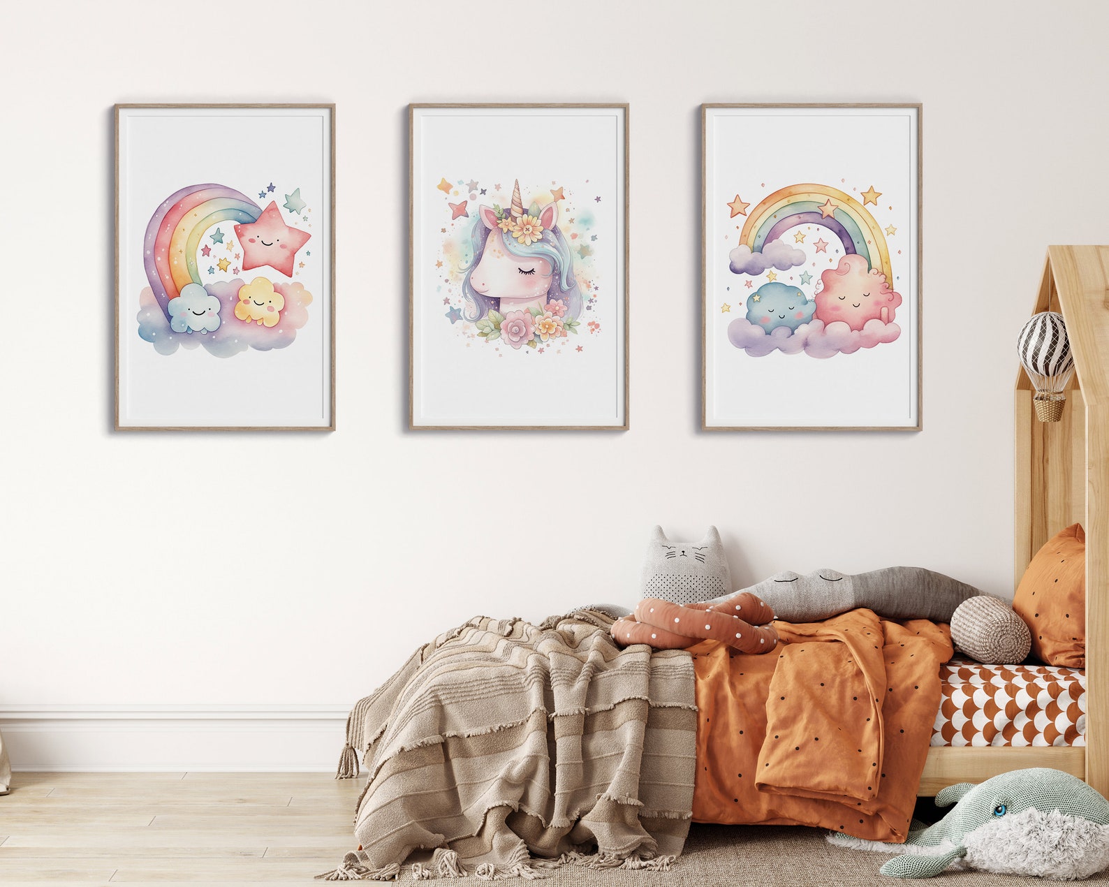 Free Printable Unicorn Nursery Wall Art