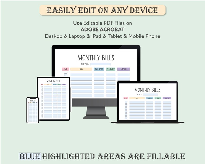 Bill Payment Checklist