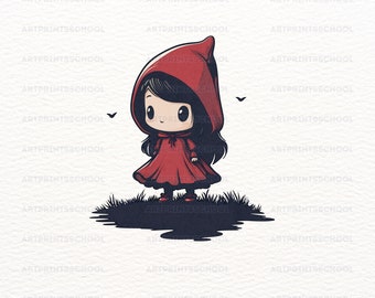 Little Red Riding Hood - Clipart - Clip Art and Digital Paper Set ...