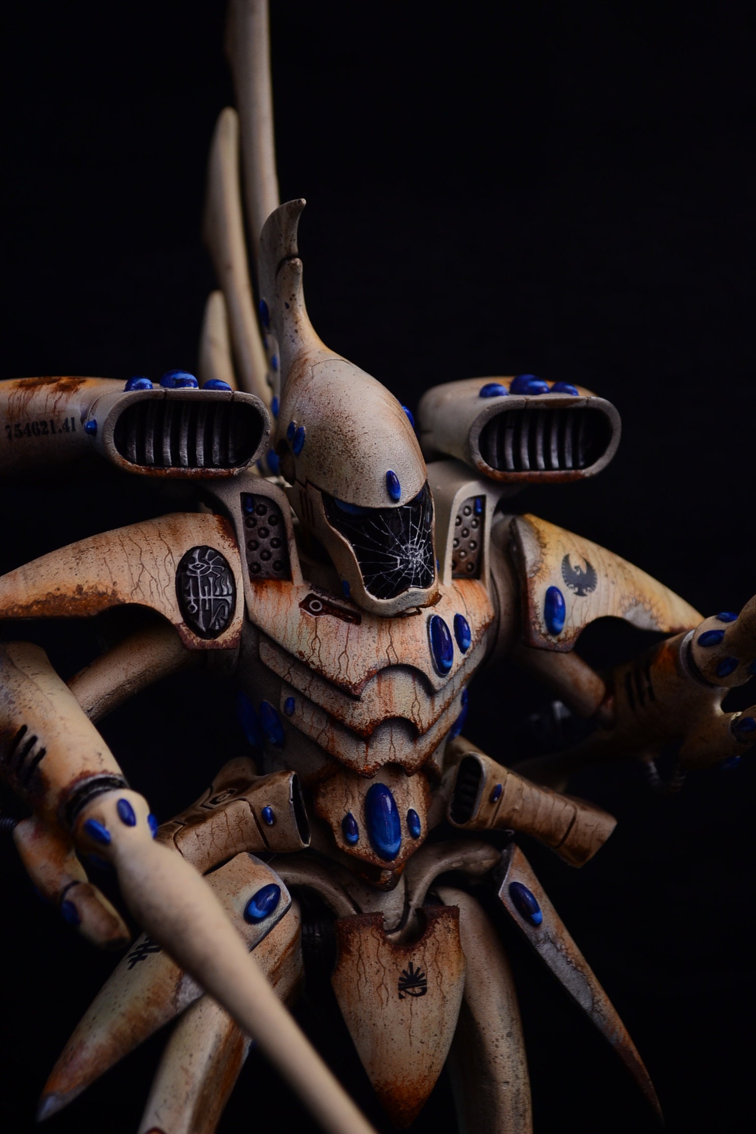 WARHAMMER 40k Eldar Revenant Titan With Pulsars Painted Rusty