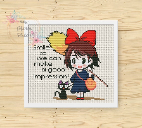 Delivery Service Cross Stitch Pattern, Baby Chart Pattern, Quote Cross  Stitch, Girl and Cat Xstitch, Funny Xstitch, Instant Download, 067 