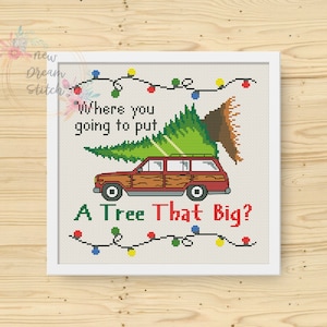 Christmas Vacation Cross Stitch Pattern, Holiday Christmas Decor xStitch, Winter Cross Stitch, Merry Christmas, Funny Christmas Quotes, #187