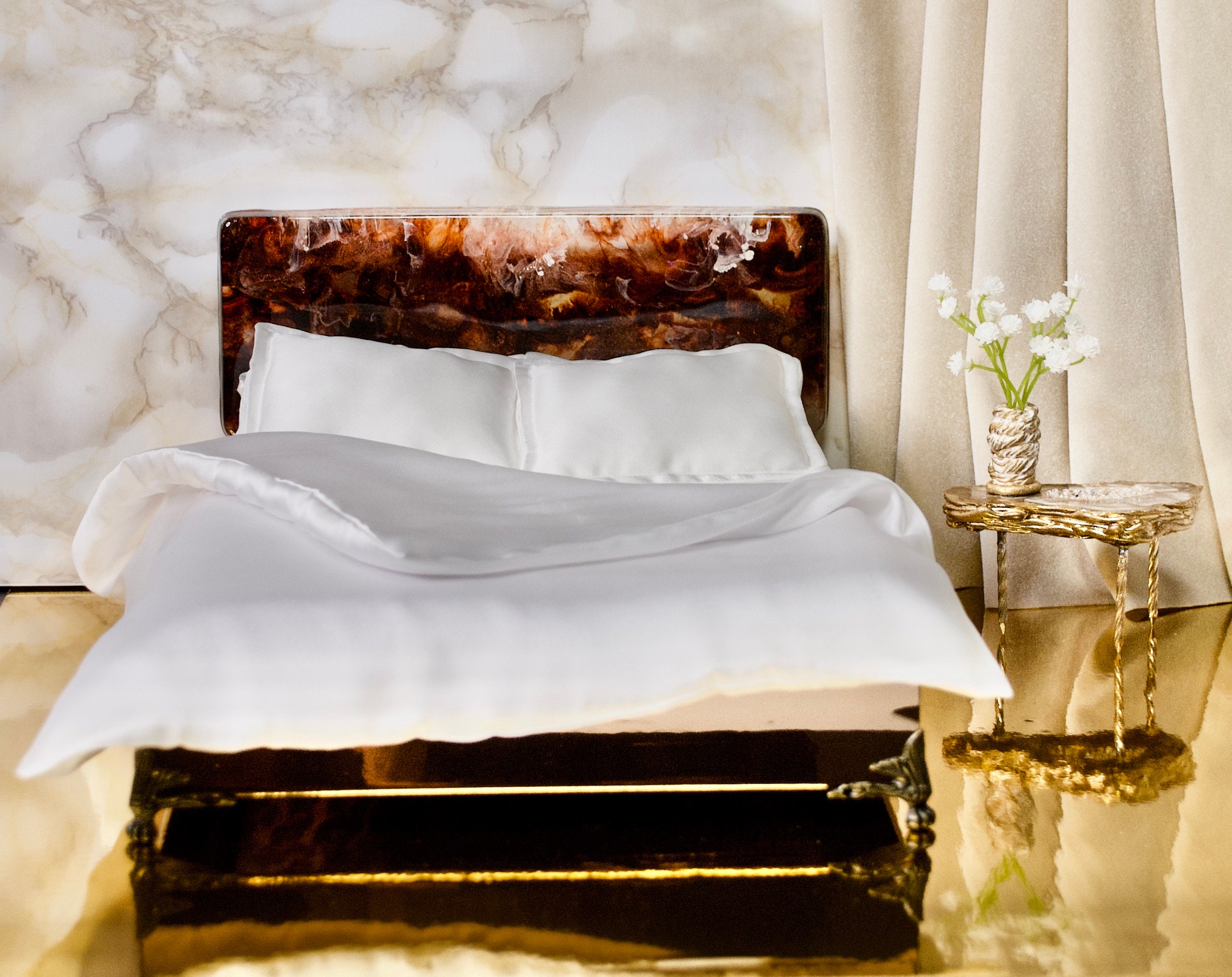 ドールベッド 即納在庫】TinyFox 甘夢の妖精 シルメンカの寝具7点セット 1/6スケール