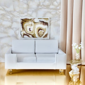 Miniature painting Fashion doll BJD diorama 1:6 scale dollhouse furniture modern dollhouse 12 inch doll furniture roombox