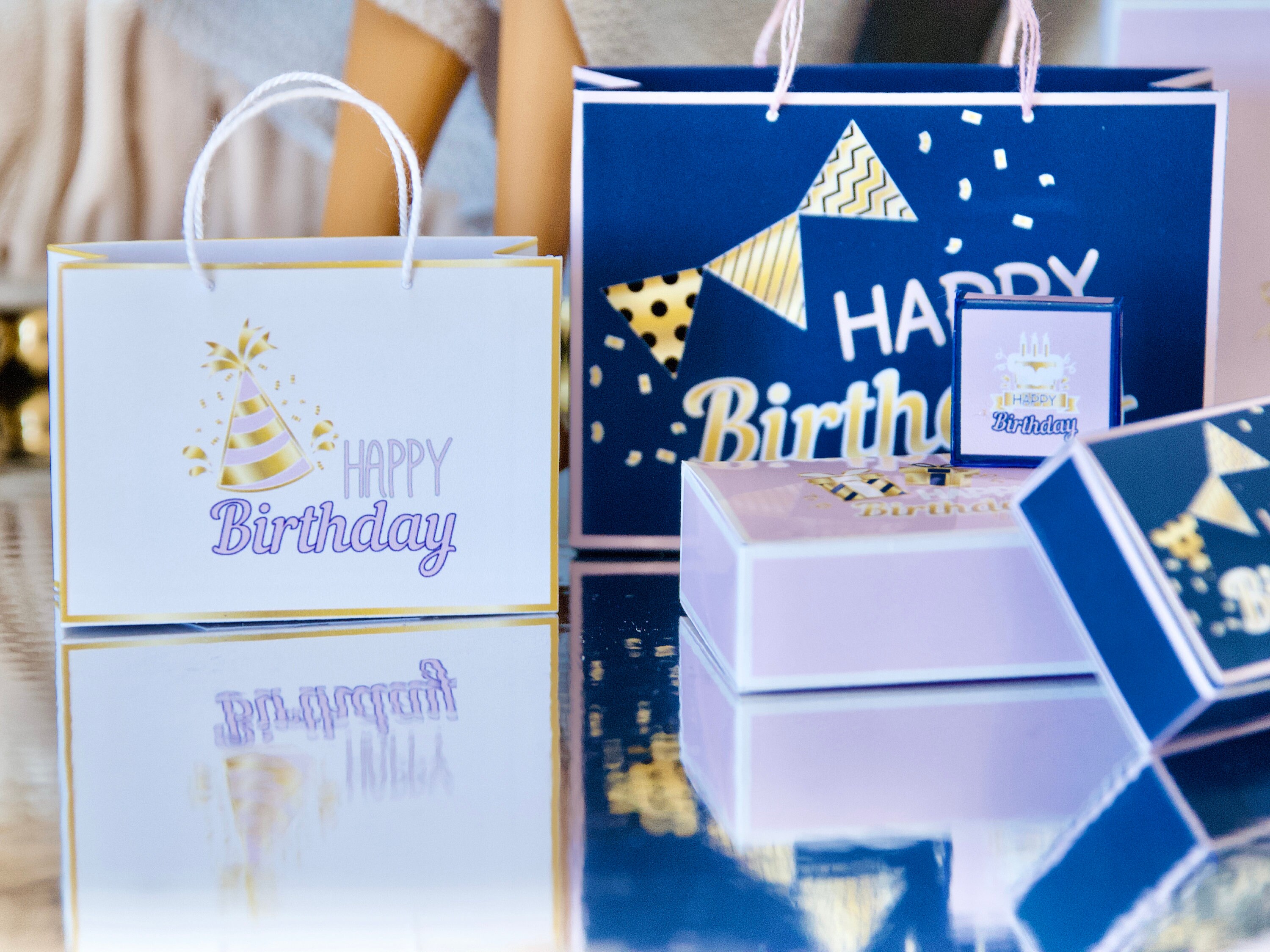Birthday Miniature Gift Boxes Bags Set 16 Scale DOWNLOAD DIY Etsy