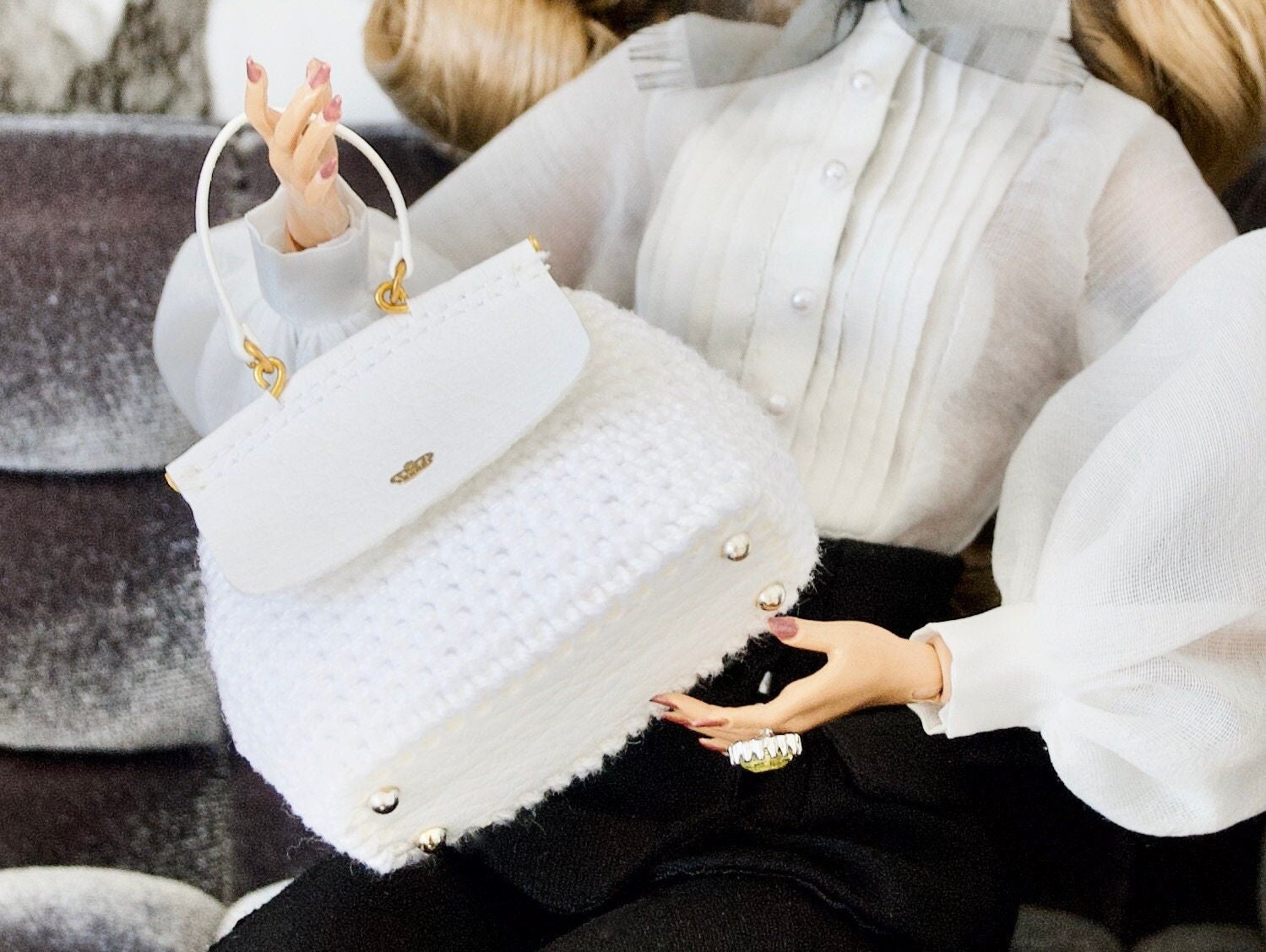 1/6 Scale BAG Doll House Italian Fashion Miniature Doll Etsy