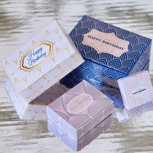 Vintage Birthday Printable Miniature Boxes Template Shopping Bags 1:12 ...