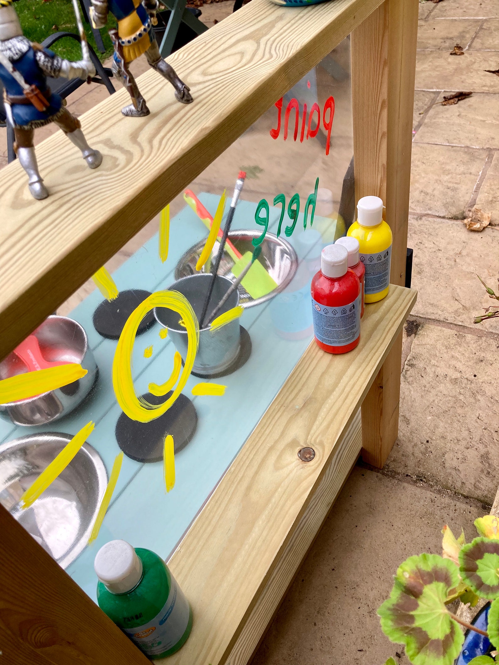 Mud Kitchen Art Easel Colour Options Etsy