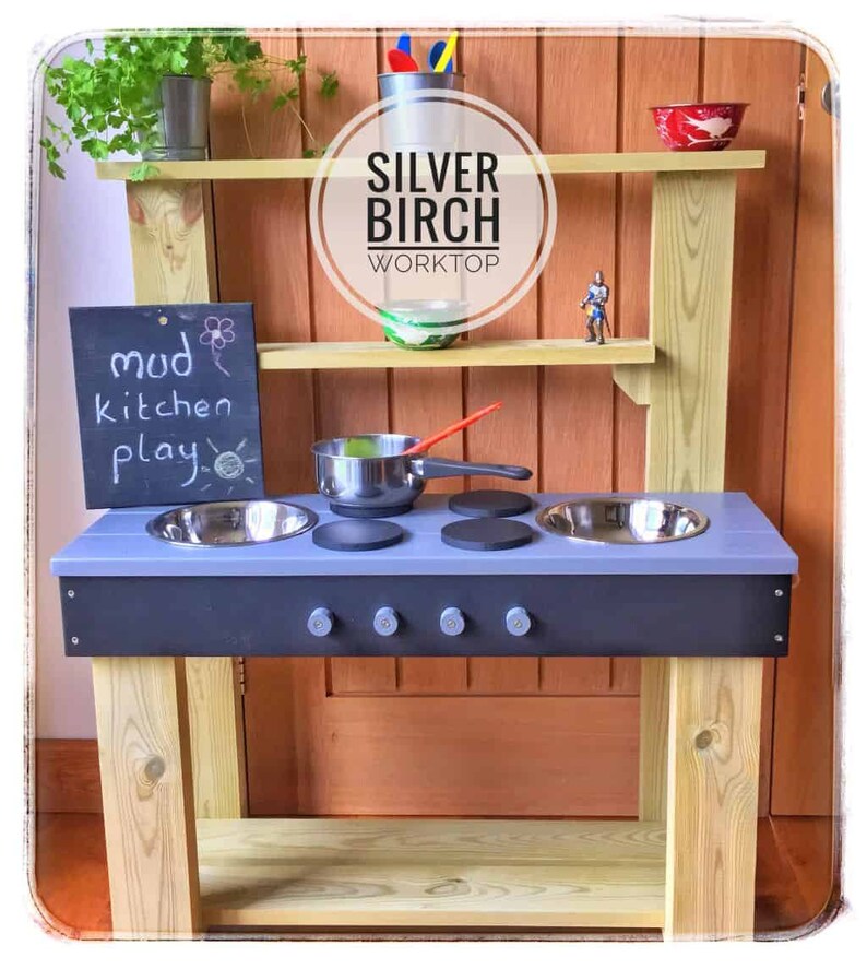 Mud Kitchen Play Kitchen Colour Worktop Options Free image 6
