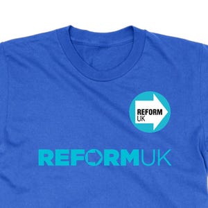 Reform UK football Shirt, Political Supporter Tee, UK Politics Gift