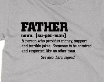 Father definition t shirt, father's day dad daddy present  ,