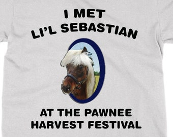 I Met Lil Sebastian at the Pawnee Harvest Festival t shirt, TV television parks rec present gift