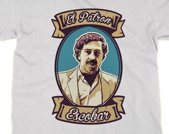 El Patron Escobar T-Shirt Funny dealer Top