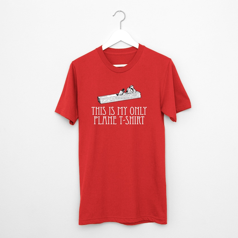 This Is My Only Plane t shirt, jeu de mots blague, image 5