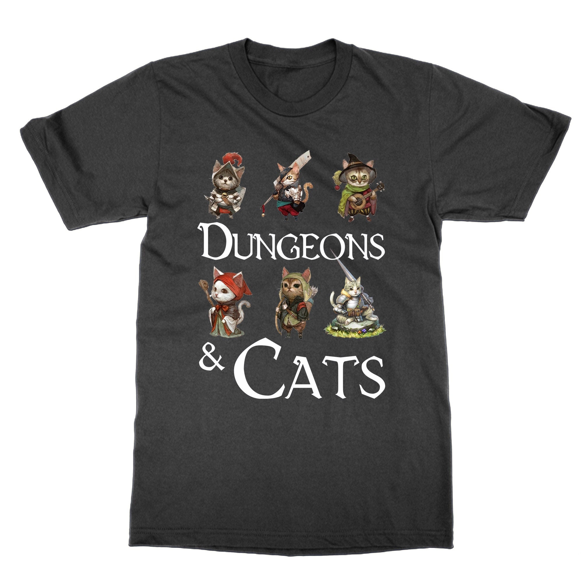 Dungeons And Cats T-Shirt Dungeons And Cats T-Shirt