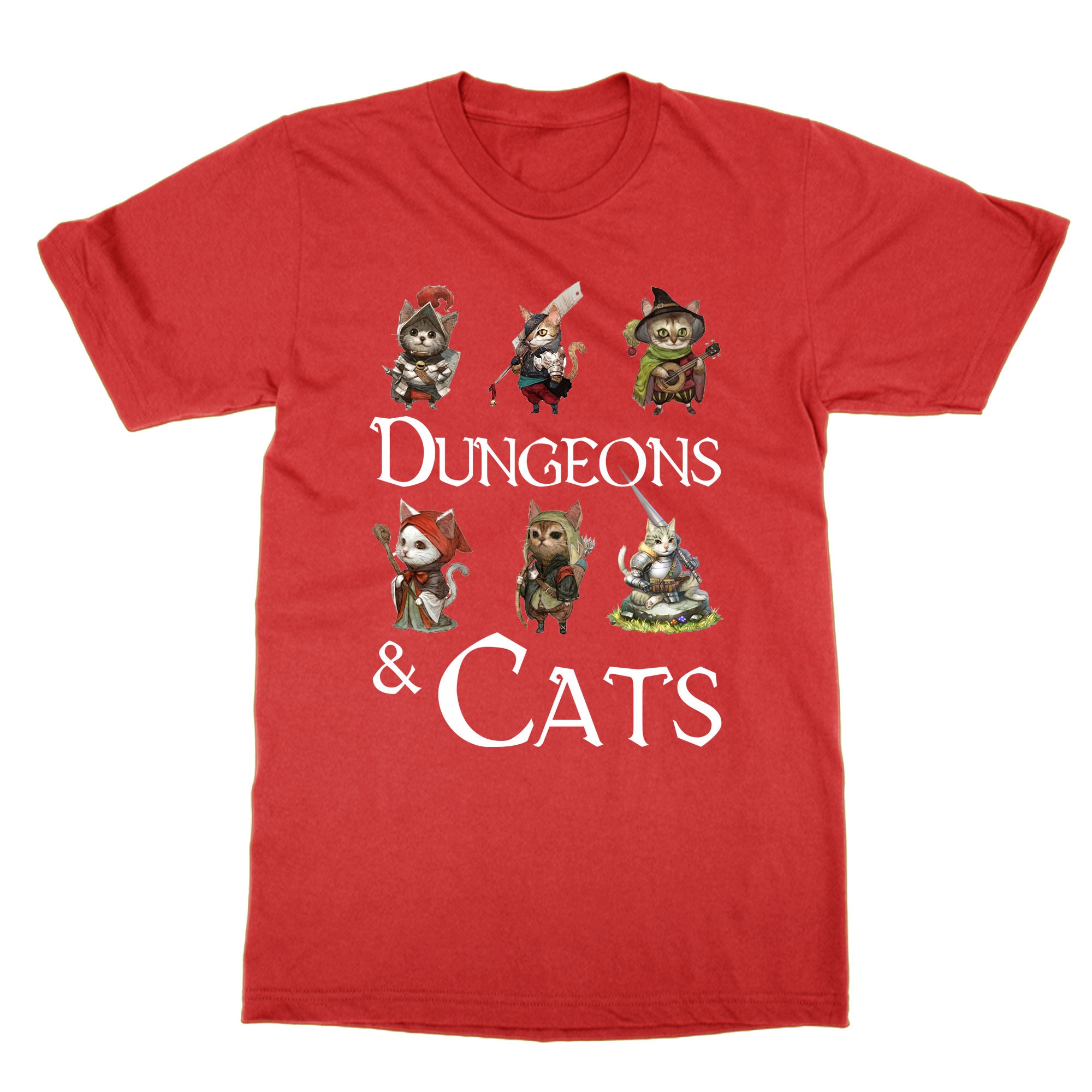 Dungeons And Cats T-Shirt Dungeons And Cats T-Shirt