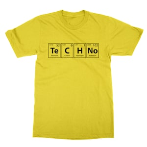 Camiseta Techno Elements, fiesta rave raver química ciencia imagen 5