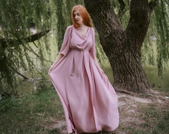 Vestido "Venus" Quitón Prerrafaelita