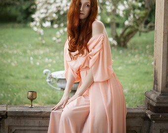 Pre-Raphaelite dress "Ophelia" chiton