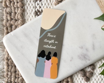 Sisterhood Bookmark| Black girl magic bookmarks|Black woman bookmarks|Soul Sister Bookmark, Cute Bookmarks, Best Friend Gift, Book Lover