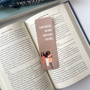 Empowered Women |Gifts For Book Lovers|Illustration Bookmarks|African American Bookmarks|Black Girl Bookmarks|Black Girl Magic Bookmark