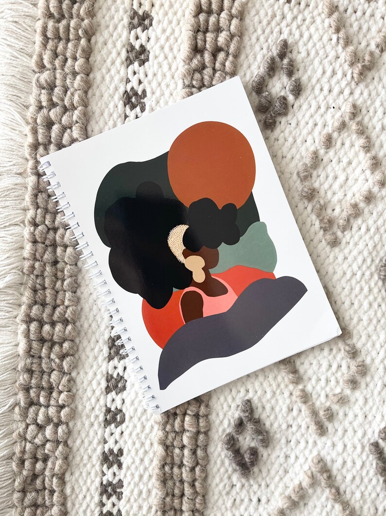 Bright Notebook Black Owned Stationary Shop African American Etsy