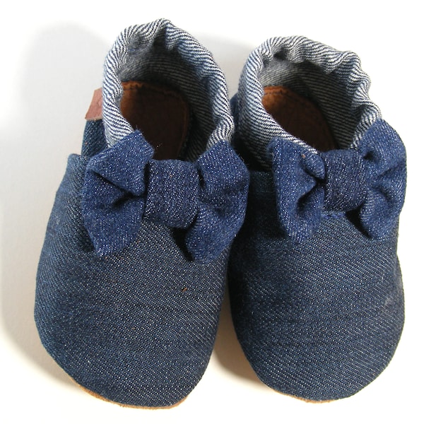 Baby Krabbelschuhe dunkelblau