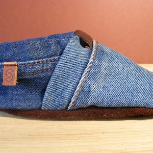 Kids slippers Mocca Leo light dark blue