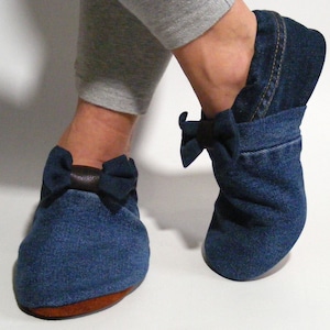 Slippers MOCCA TILDA Denim bicolour darkblue