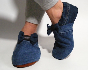 Slippers MOCCA TILDA Denim bicolour darkblue