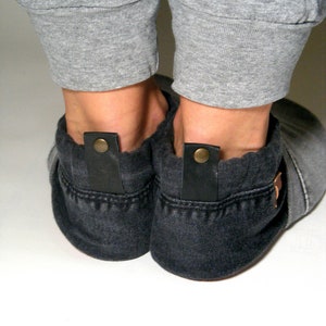 Slippers MOCCA LEO Denim grey black image 5