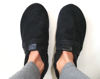 Slippers MOCCA LEO Denim black