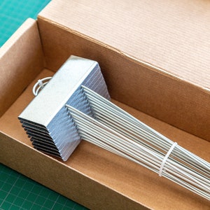 10 Galvanized Steel Garden Markers: Classic Plant Labels