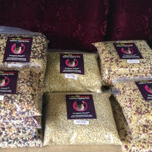 Popcorn - 2 bags 2 lb each Indiana Popcorn - Hulless Popcorn - Pop Your Own - No Popper Machine Required! Healthy low Calorie Diet Snack