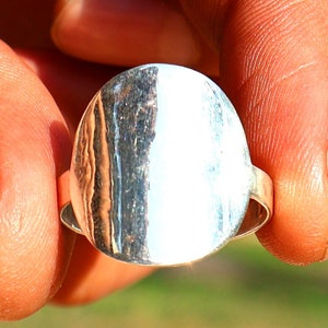 Silver Tube Ring, Wide Ring, 925 Sterling Silver Ring, Handmade Chunky Ring, Statement Ring, Knuckle Mod Ring, Boho Ring, Women Gift For Her
