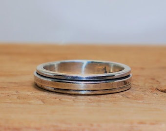 スピナーシルバーリング、925スターリングシルバーリング、フィ