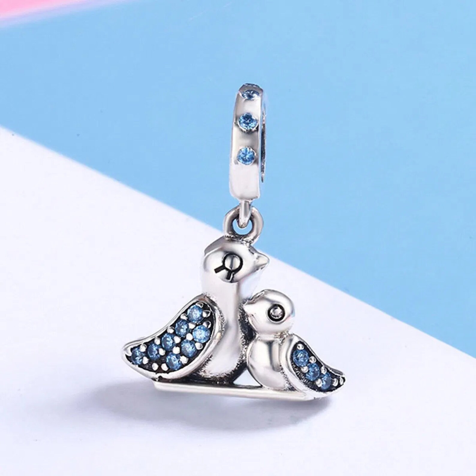 Dangle Charm Pandora Charms For Mom From Son MiiFort Mum Mom Moon - Main Image