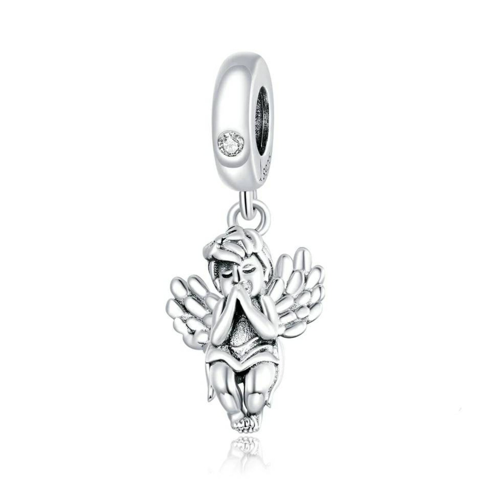 Silver Baby Angel Bracelet Charm Fits Pandora Angel Charm Etsy