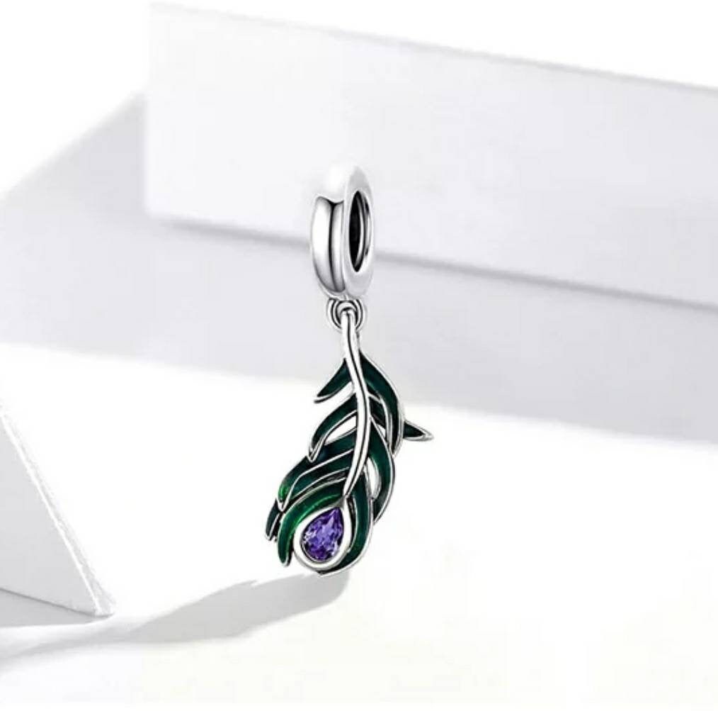 Peacock Feather Charm Feather Charm for 