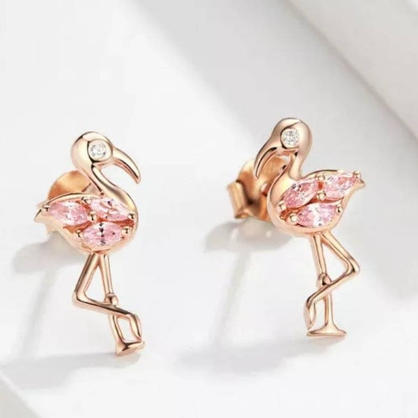 Flamingo Earrings - Etsy
