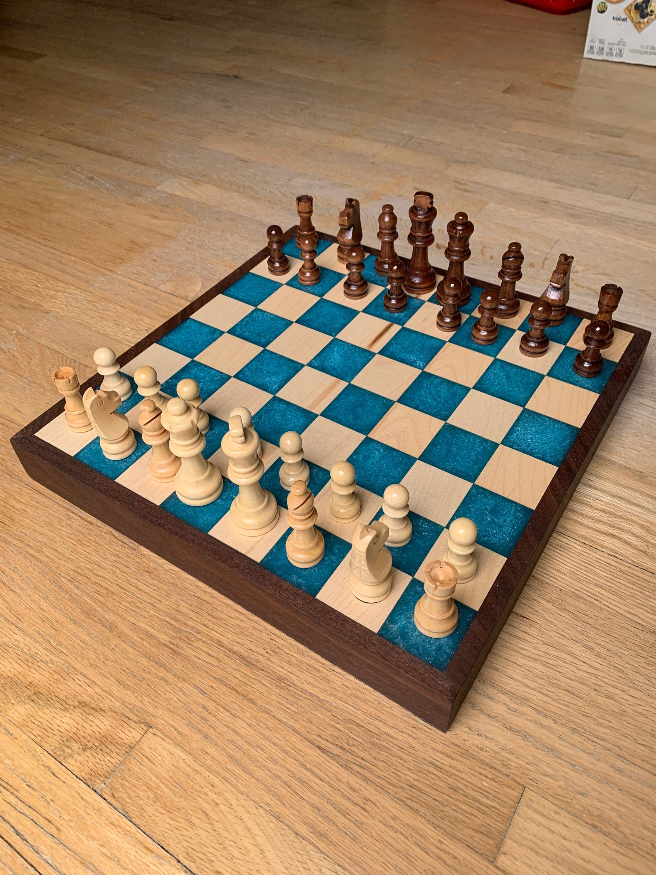 Wood Resin Chess Set