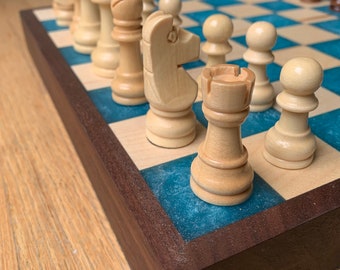 Custom Wood Creations: Custom 20x20 Chess Board - Cape Fear Games