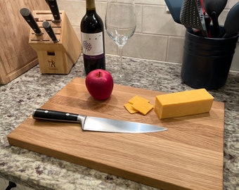 White Oak Cheese Charcuterie Cutting Board