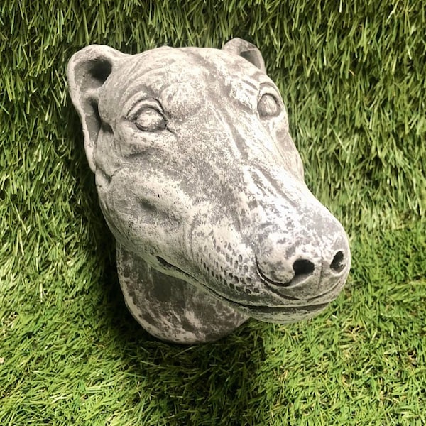 Concrete Greyhound Statue Etsy UK